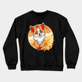 Butch corgi (orange) Crewneck Sweatshirt